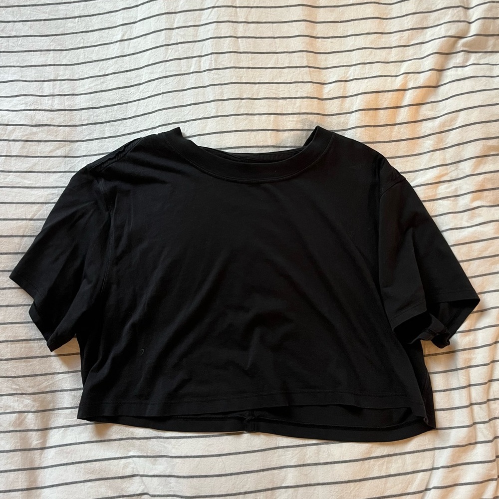 LULULEMON ALL YOURS CROPPED T-SHIRT